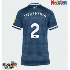 Newcastle United Tino Livramento #2 Vieraspaita Naisten 2026-27 Lyhythihainen
